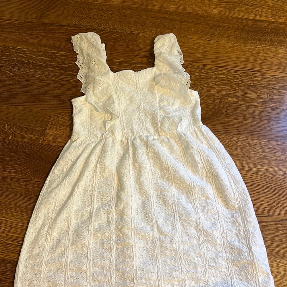 NWOT ZARA White Dress girl size 13-14
